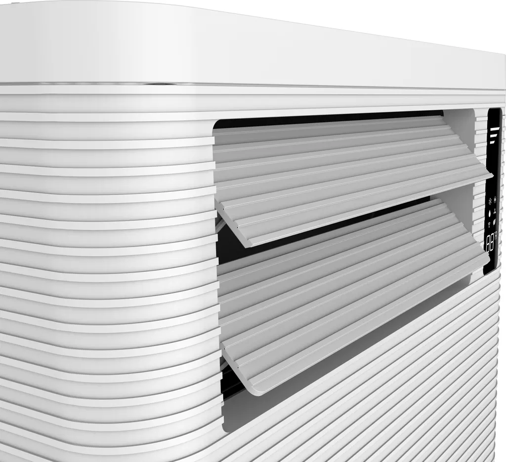 CHiQ 3-in-1 Mobile Klimaanlage CPC07PAP012B Weiß/grau Mit 7000 BTU / 2,02 KW, Für Ca. 25 M², 320 M³ Pro Stunde, Auto Air Swing Funktion – Bild 4