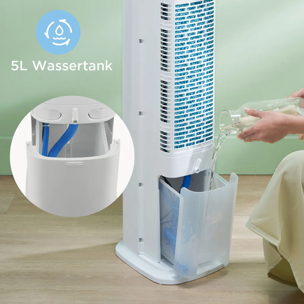 Midea Europe Luftkühler AC100-20ARB Weiss 0MB – Bild 7