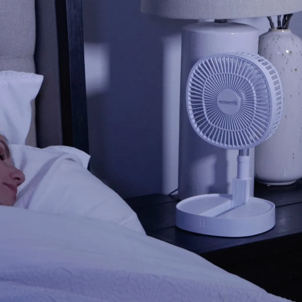 Starlyf® Foldable Fan – Wiederaufladbarer, Kabelloser Und Zusammenklappbarer Ventilator, Akkubetrieb Mit 3 Geschwindigkeiten, 2in1 - Tischventilator Und Standventilator – Aus Der TV Werbung – Bild 12