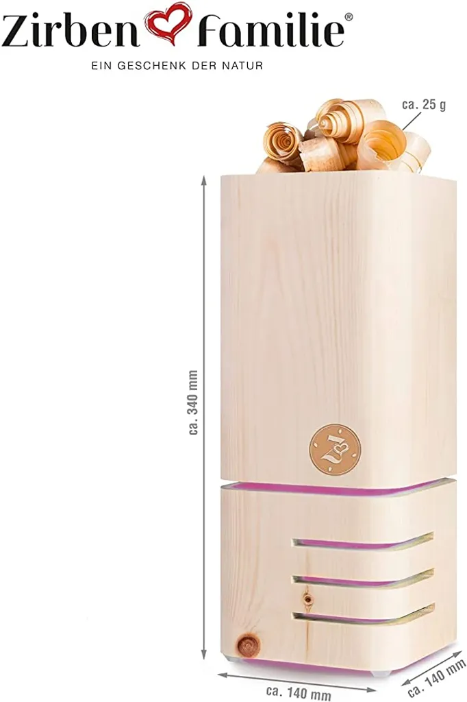 ZIRBENFAMILIE Zirben ROOM FAN / 1076 Aroma-Diffuser – Bild 3