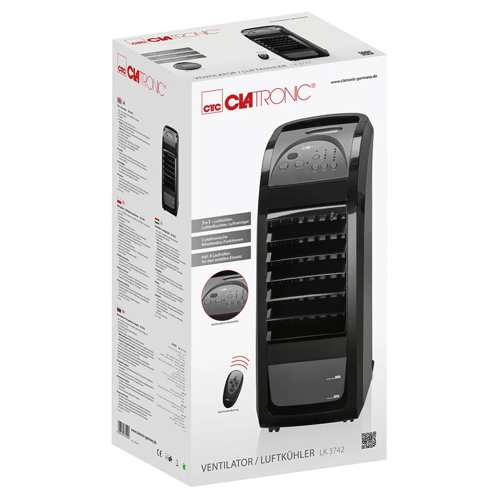 CLATRONIC LK 3742 Ventilator Luftbefeuchter Luftreiniger Inkl. Fernbedienung – Bild 6