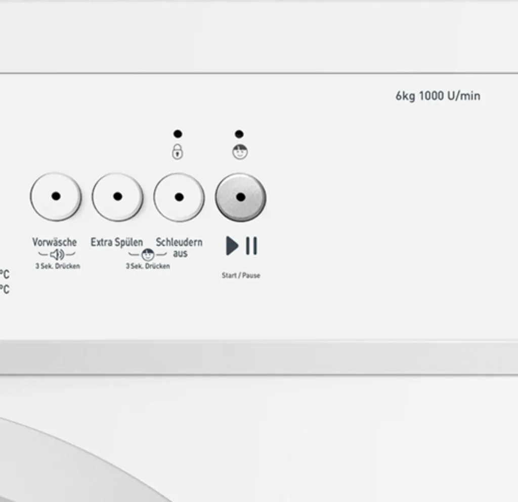 Amica WA 461 015 Waschmaschine 6kg Frontlader – Bild 5