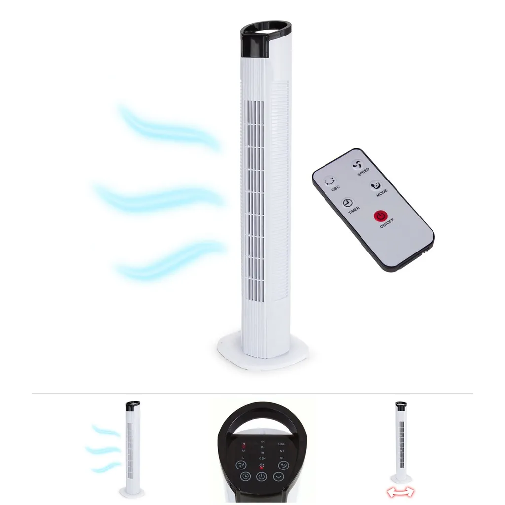 Grafner® Turmventilator Mit Fernbedienung Und Schwenkfunktion – Bild 2
