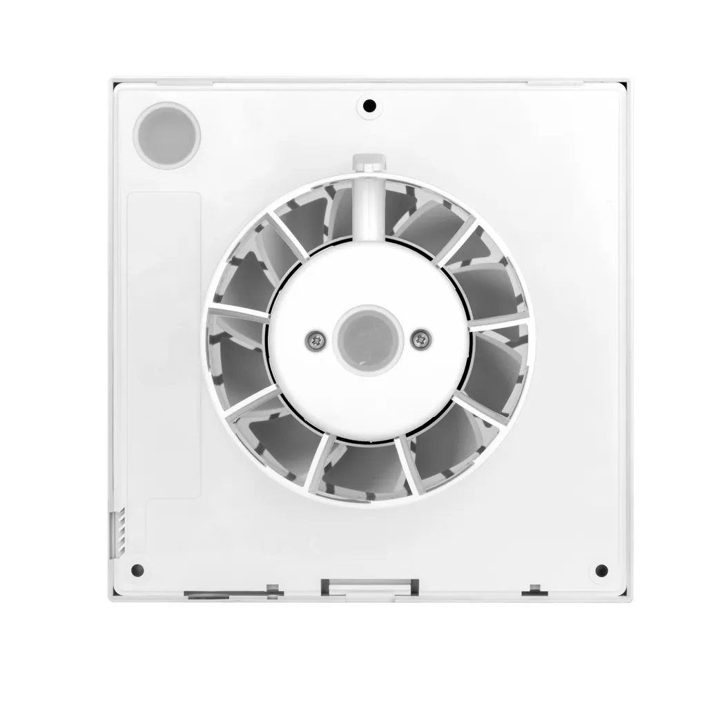 Wohnraumlüfter Badventilator Badlüfter Ventilator Badezimmer Zuluft Abluft Belüftung Ø 100 Mm In Grau Zugschalter – Bild 3