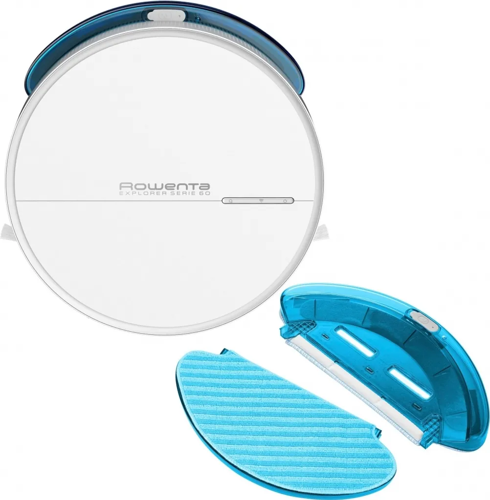 Rowenta RR7447 Xplorer S60 Allergy Connect Nass-Trocken-Saugroboter Weiß 65 DB – Bild 2