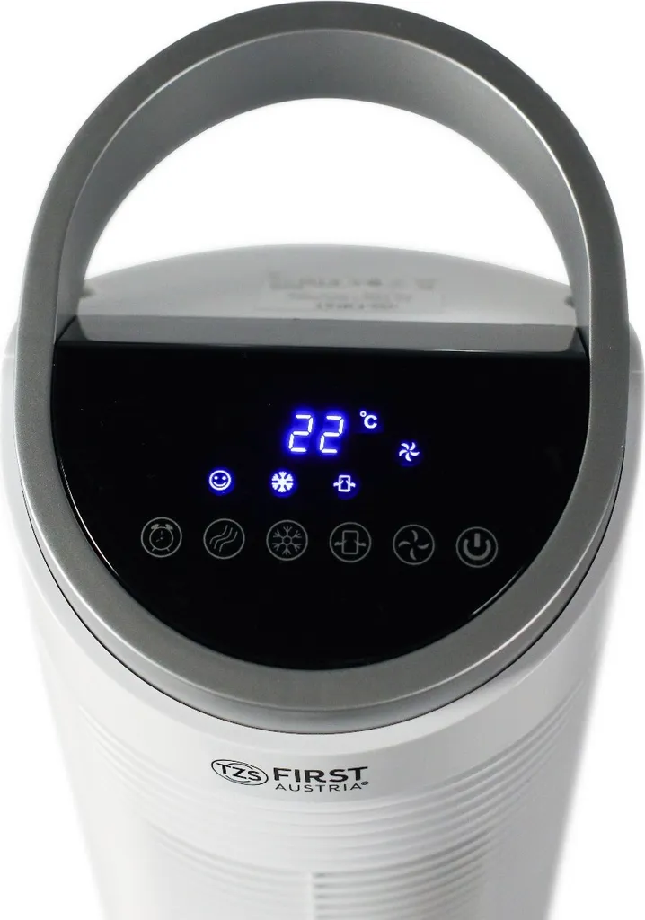 TZS First Austria FA-5560-4 Aircooler Silent Tower Lüfter Stehend - 60W - Weiß – Bild 8