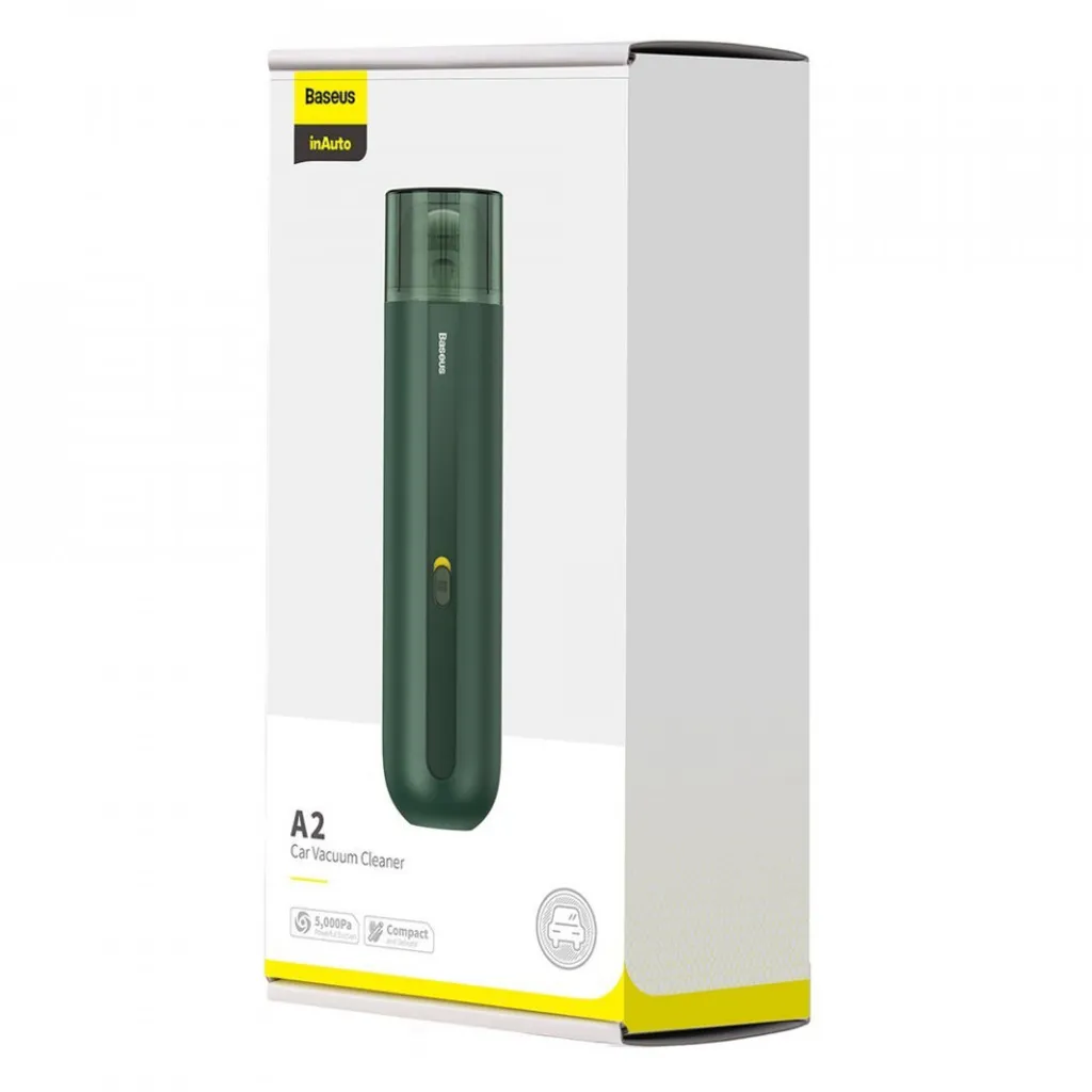 Baseus A2 Akku Handstaubsauger Auto Staubsauger Kabelloser Autostaubsauger 70W 5000mAh In Grün – Bild 5