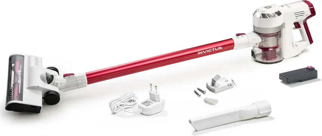 Genius Invictus X3 Akkusauger (11 Teile) Beutel- Und Kabelloser Staubsauger, 150 Watt, LED - Spot - Lichter; A28097