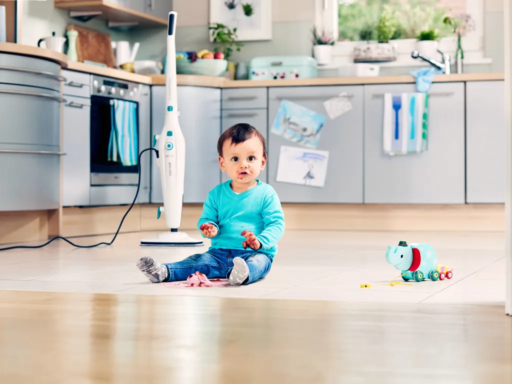 Leifheit Dampfreiniger CleanTenso Inkl. 2er Set Ersatz-Wischbezüge – Bild 3