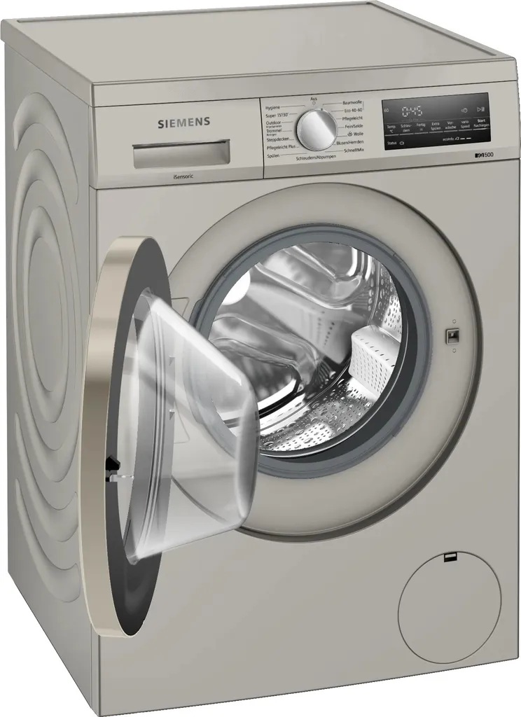 Siemens IQ500 WU14UTS9 Waschmaschine Frontlader 9 Kg 1400 RPM A Silber, Edelstahl – Bild 10