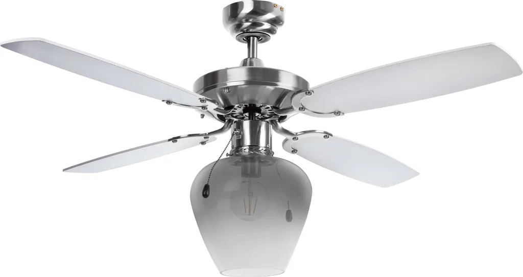 Nino Leuchten Deckenventilator FRANCO 4 MDF-Blätter, Vertstellbar, 68050101