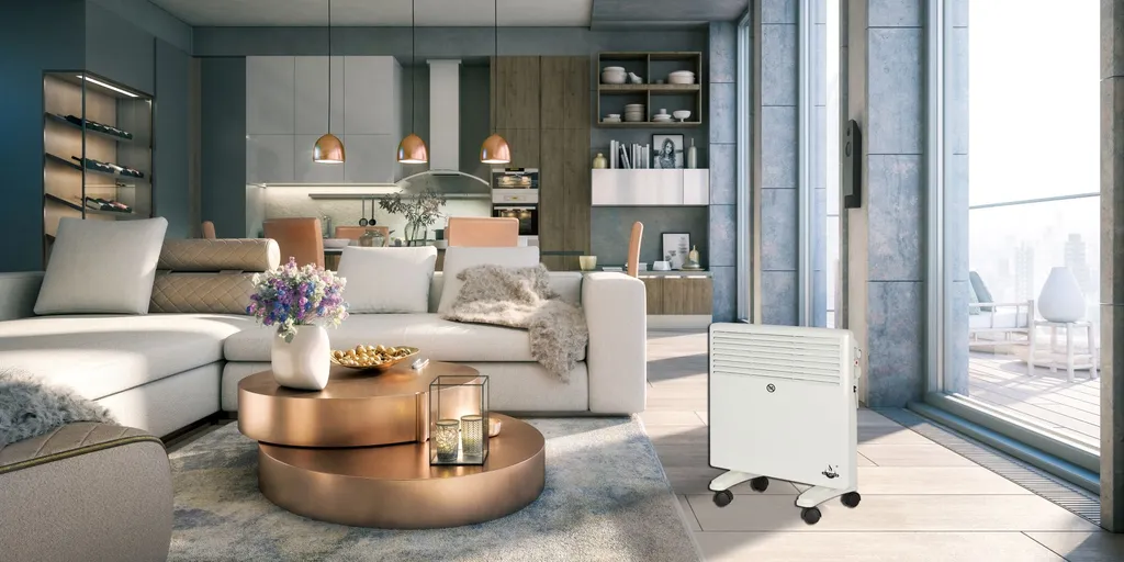 El Fuego Mobiler Heizkonvektor AY4951 1000 W – Bild 9