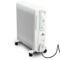 Kepland Elektrischer Ölradiator 2500W 11 Rippen Weiß