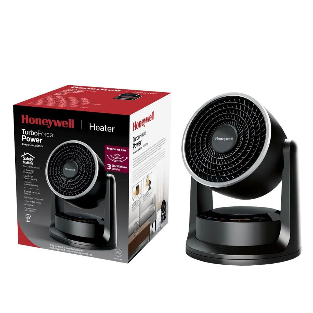 HONEYWELL Heizlüfter 1600W B.20m² 3St Osz Thermost Kipp/Überhitzs. Sw HHF565BE4 – Bild 3