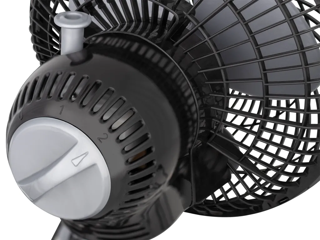 TRAFIKA CLIPFAN OSZILLIEREND / Ventilator 20W 25CM / 2 Geschwindigkeiten / Exklusive Klammer Für Stangen In Anbauschränken / 100% Kupfer ENERGIESPAREND – Bild 4