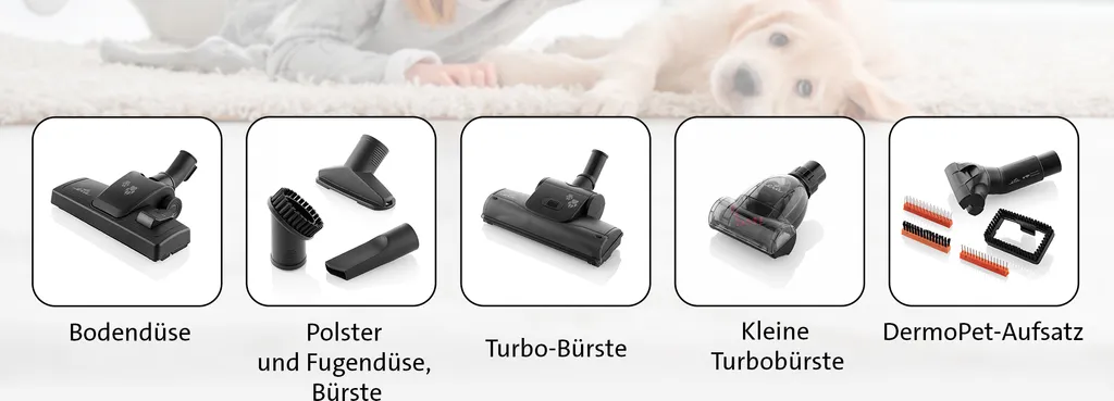 ETA GRANDE ANIMAL Beutelloser Staubsauger ETA222390000, 850W, 2 X HEPA Filtr, DermoPet-Aufsatz, ECO Motor, 360 ° Drehbares Rad – Bild 16