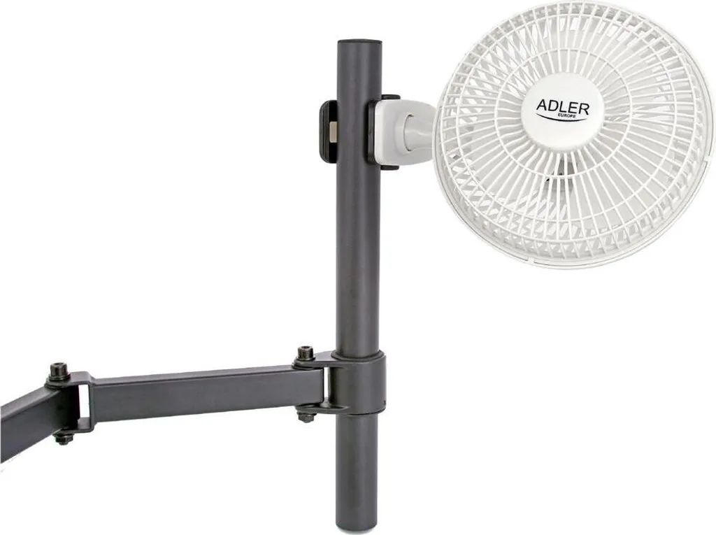 Adler 2 In 1 Tischventilator | Standventilator | Clipventilator | Ø15 Cm | 2 Laufgeschwindigkeiten | 30 Watt – Bild 6
