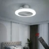 Eurotondisplay Deckenventilator Mit LED Beleuchtung D3301 Deckenlampe Ø 50cm 96W Mit Fernbedienung Lichtfarbe/Helligkeit Einstellbar Dimmbar LED Deckenleuchte Fan Light Ceiling