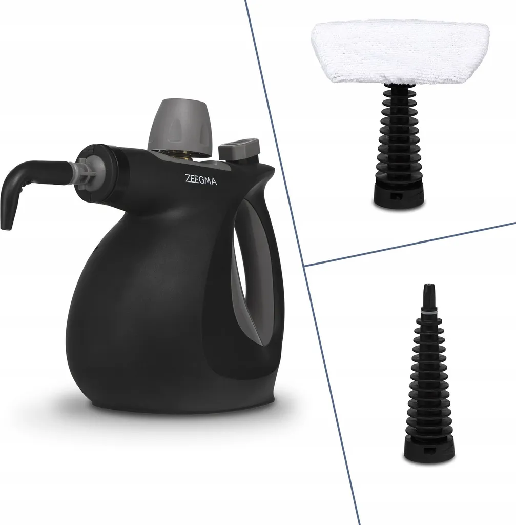 Dampfreiniger ZEEGMA Draden Handdampfreiniger Hochdruckreiniger SET 9in1 1000W – Bild 4