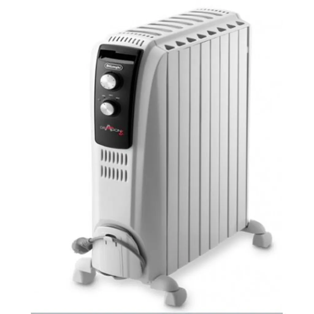 De'Longhi Delonghi TRD41025 Dragon - Ölheizkörper 2.500 W Weiß Weiß – Bild 2