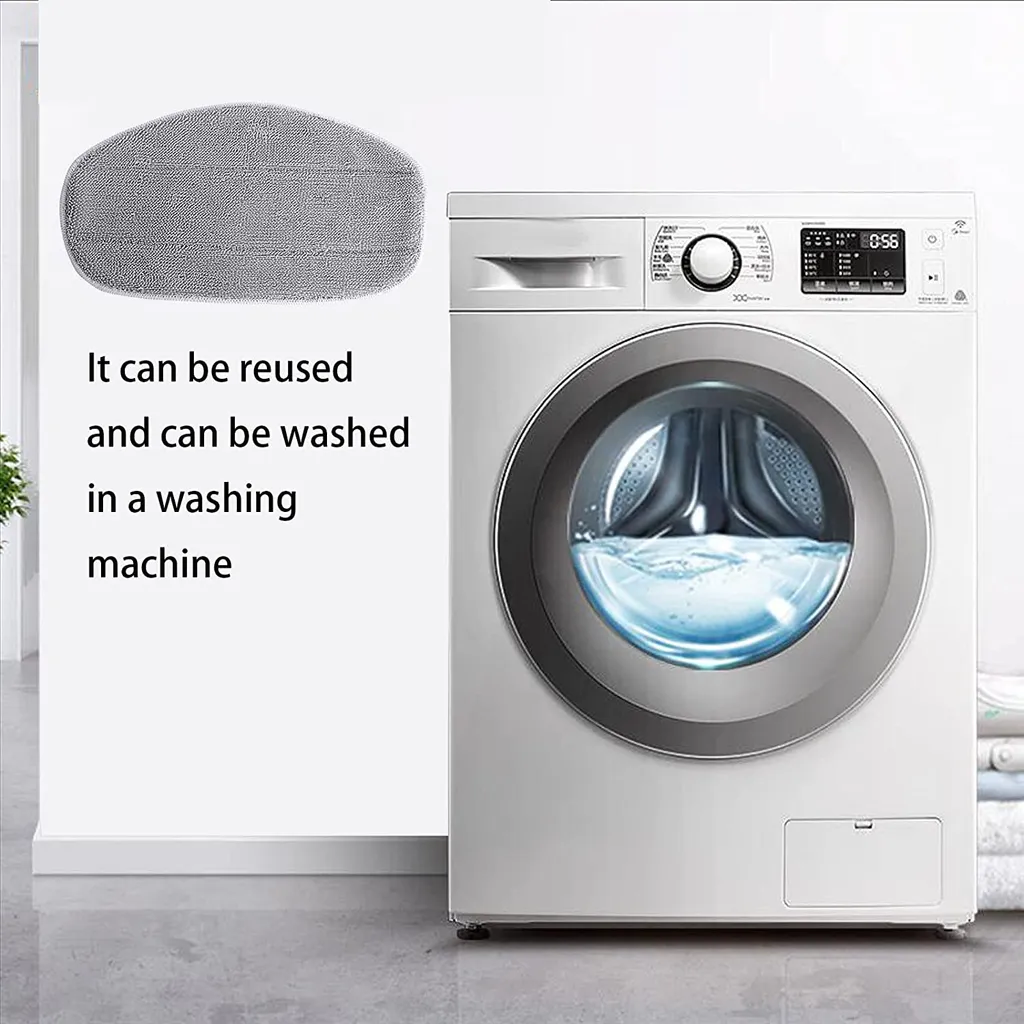 5 Ersatzpads Für Dampfreiniger , Dampfbesen Wischbezug Für Eine Porentiefe Reinigung, Dampfmop Ersatz Mit Klettunterseite – Bild 5