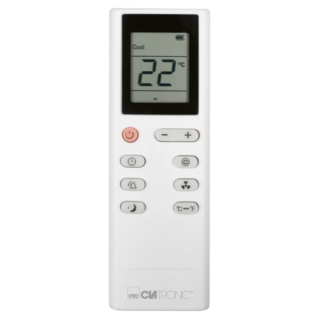 Clatronic Mobile Klimaanlage/Klimagerät (smart Home) CL 3750; Amazon Alexa & Google Assistant; 12.000 BTU/h 3in1 Kühlen, Mit Abluftschlauch; Fernbedienung; Weiß – Bild 3