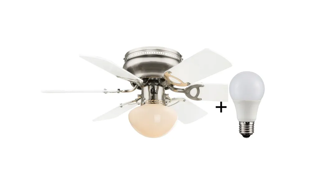 GLOBO Deckenventilator Mit LED Beleuchtung Leuchte Luftkühler 0307WLED – Bild 3