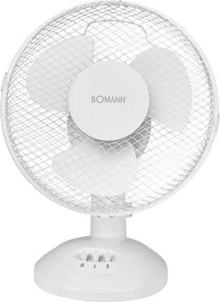Bomann Tischventilator VL 1138 CB 30cm 40W Weiß – Bild 12