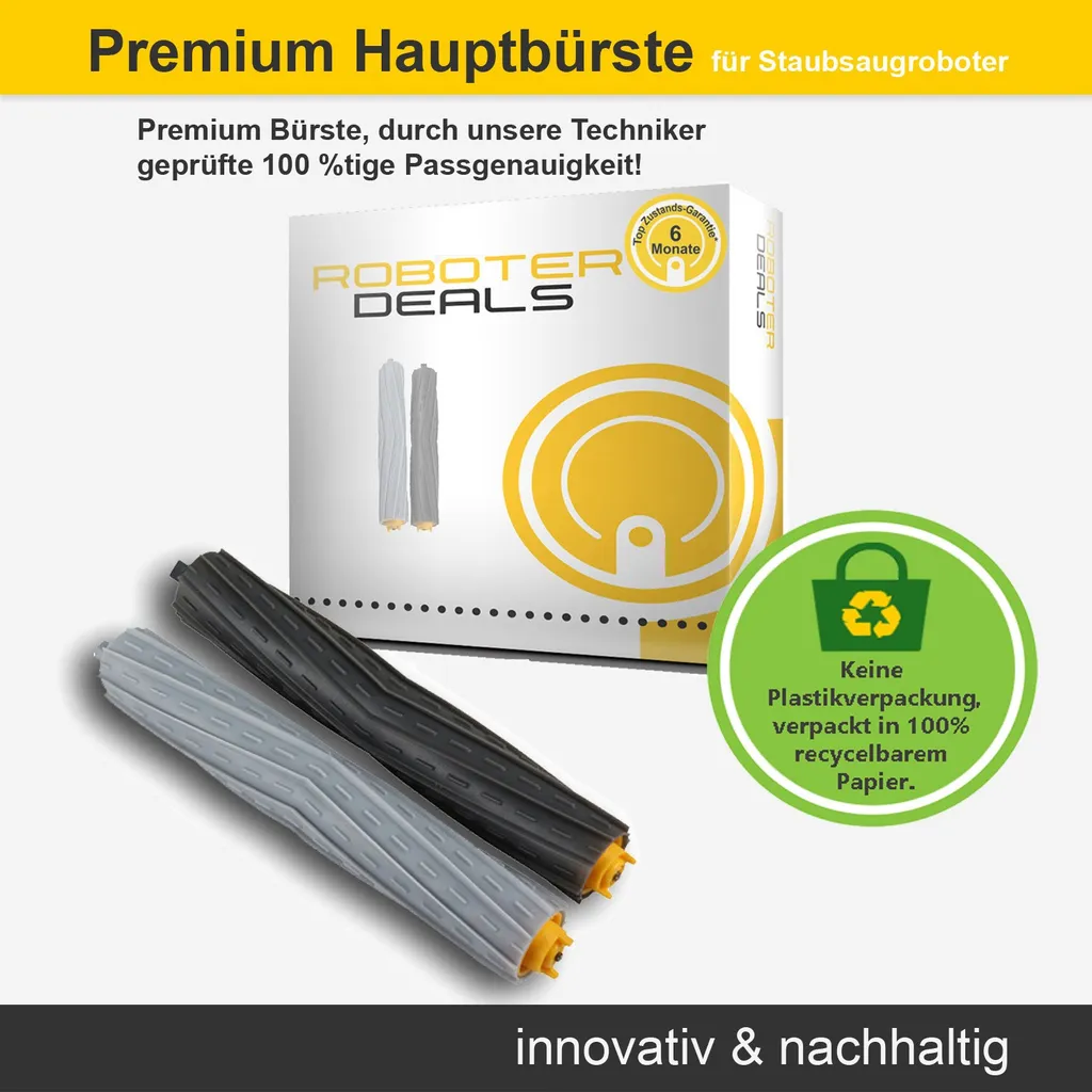 Hauptbürste (2er Set) Für IRobot Roomba 900 Serie (Tierhaarbürsten) – Bild 3