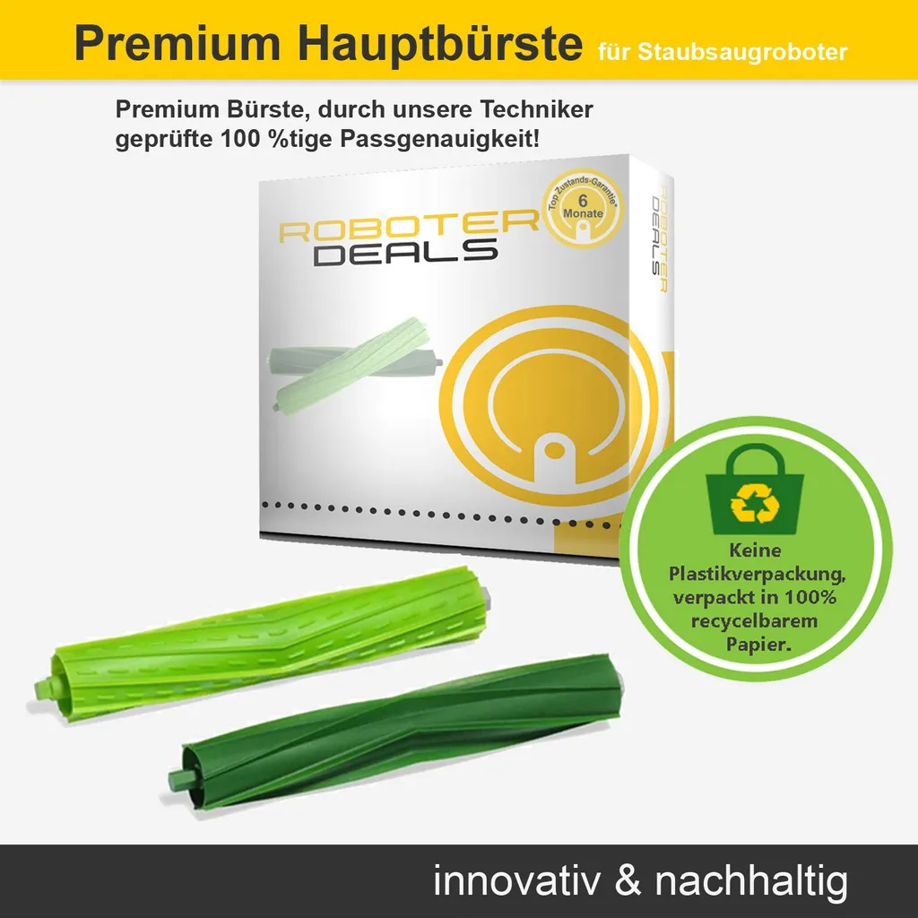 Hauptbürste (Doppelbürste) Für IRobot Roomba I3, I3+, I7 Und I7+ – Bild 3