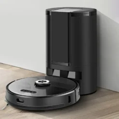 ROBBY PRO | Saug Und Wischroboter | 2700 - 4000PA | Selbstentleerend | Schwarz | Staub Sauger Kehr Cleaner