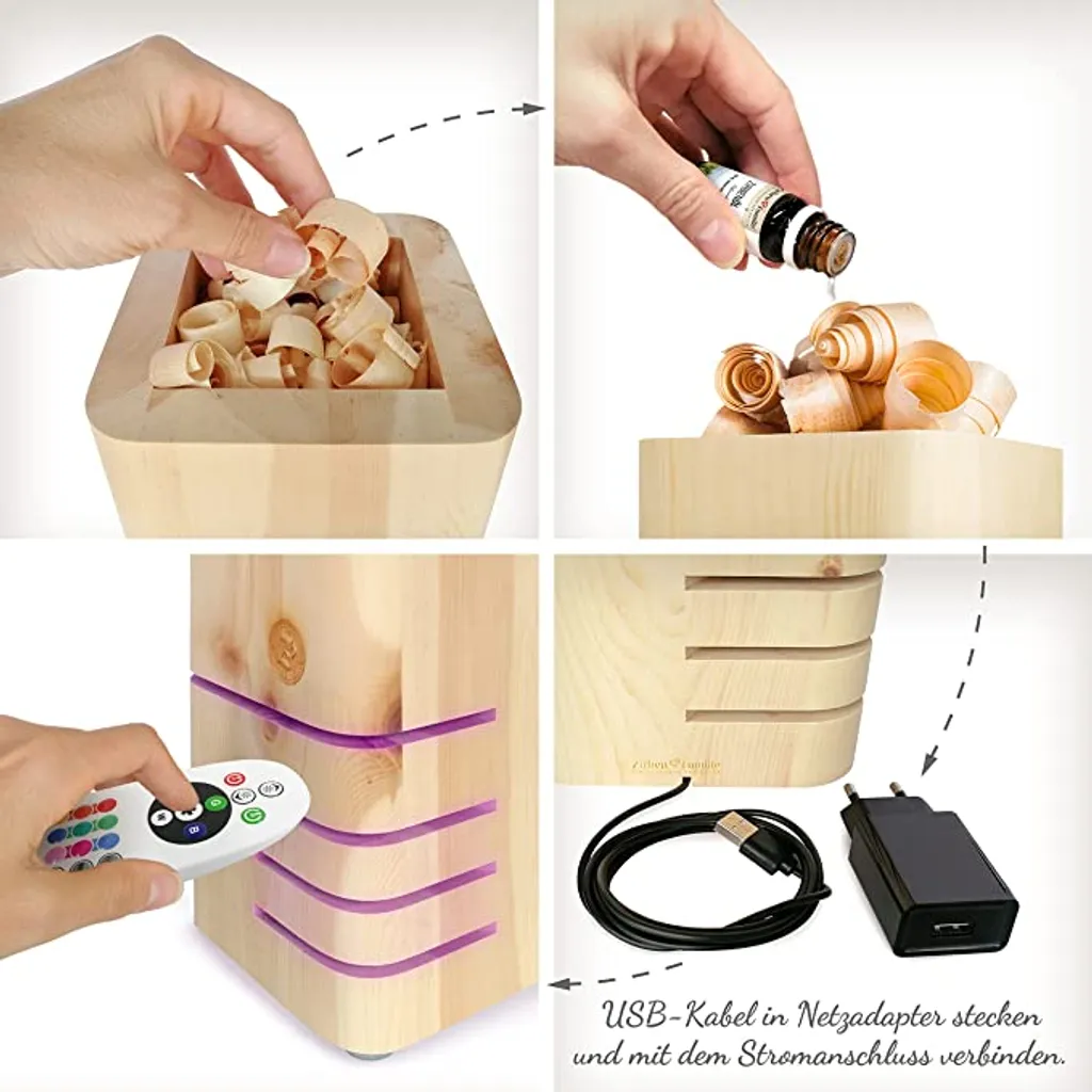 ZIRBENFAMILIE Zirben ROOM FAN / 1076 Aroma-Diffuser – Bild 2