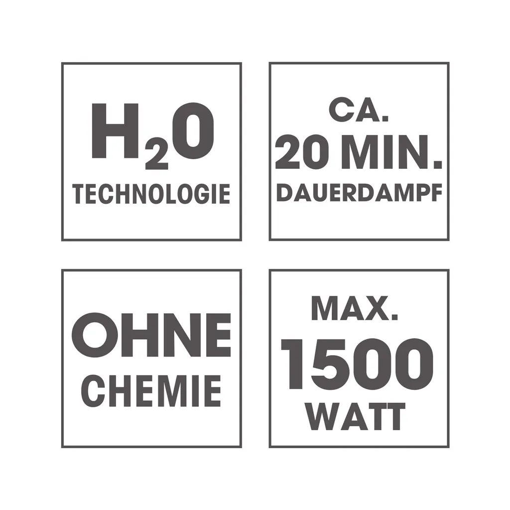 CLEANmaxx 5in1 Dampfmop, 0,3 L Füllmenge, 1500 Watt, Art.-Nr. 8337 – Bild 15