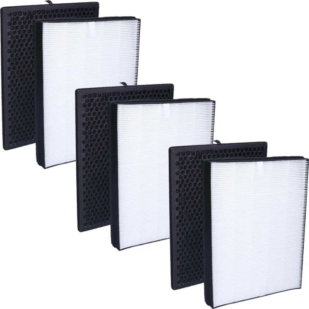 3x Ersatzfilterset Für Philips AC2889, AC2887, AC2882, AC3829/10, Serie 2000 2000i Luftreiniger | HEPA + Aktivkohle-Filter | Ersatz Für Philips AC2887/10