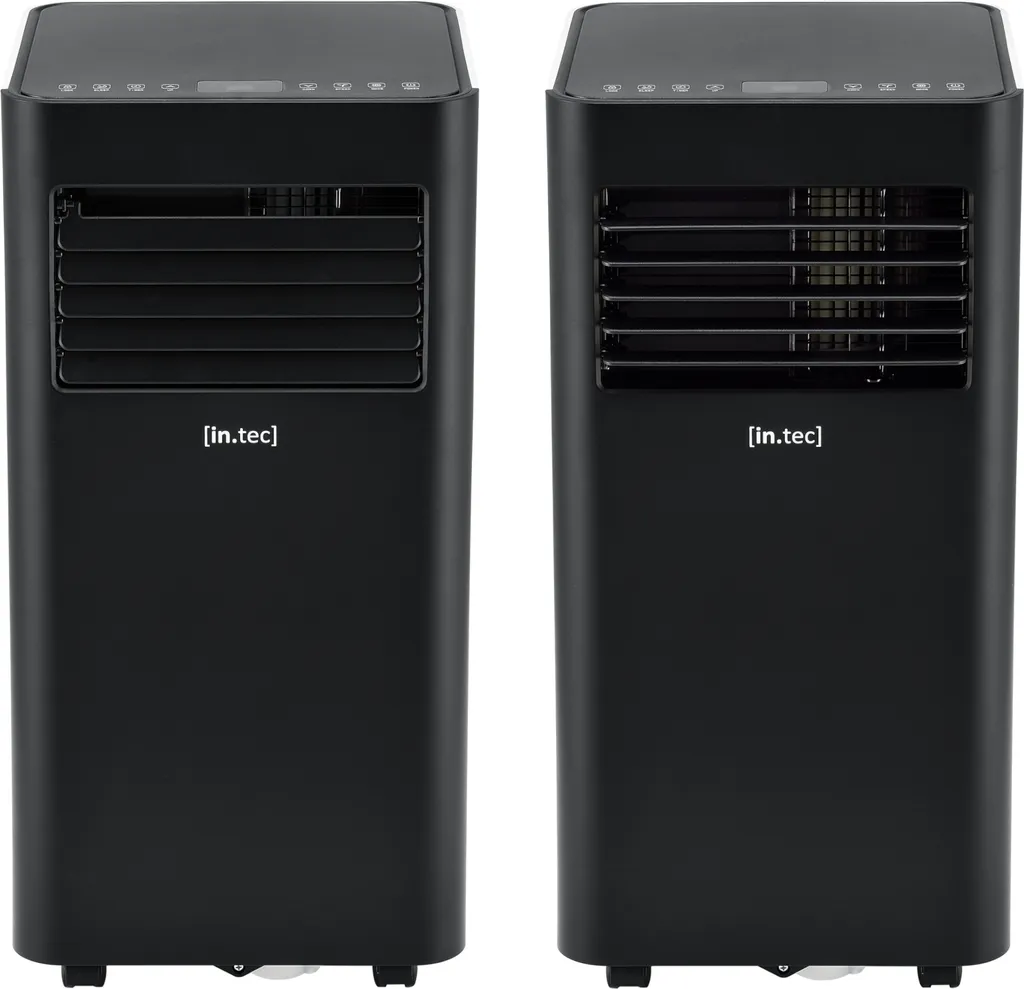 Mobiles Klimagerät Mit ökologischem Kühlmittel Klimaanlage 2600W 3-in-1 Luftkühler Ventilator Entfeuchter 9000 BTU Schwarz/Weiß – Bild 4