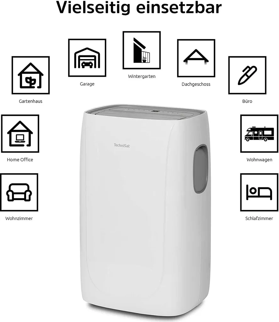 TechniSat Technipolar 1 Monoblock Klimagerät 4in1 Kühlen Heizen Ventilation Entfeuchten – Bild 12