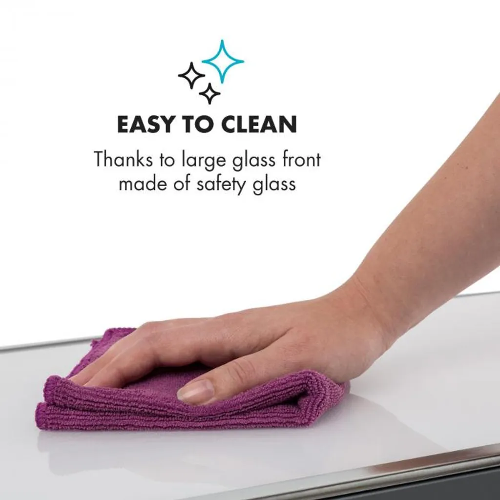 Gotland Konvektorheizung 600/900/1500W Glasfront Standgerät Weiß – Bild 5