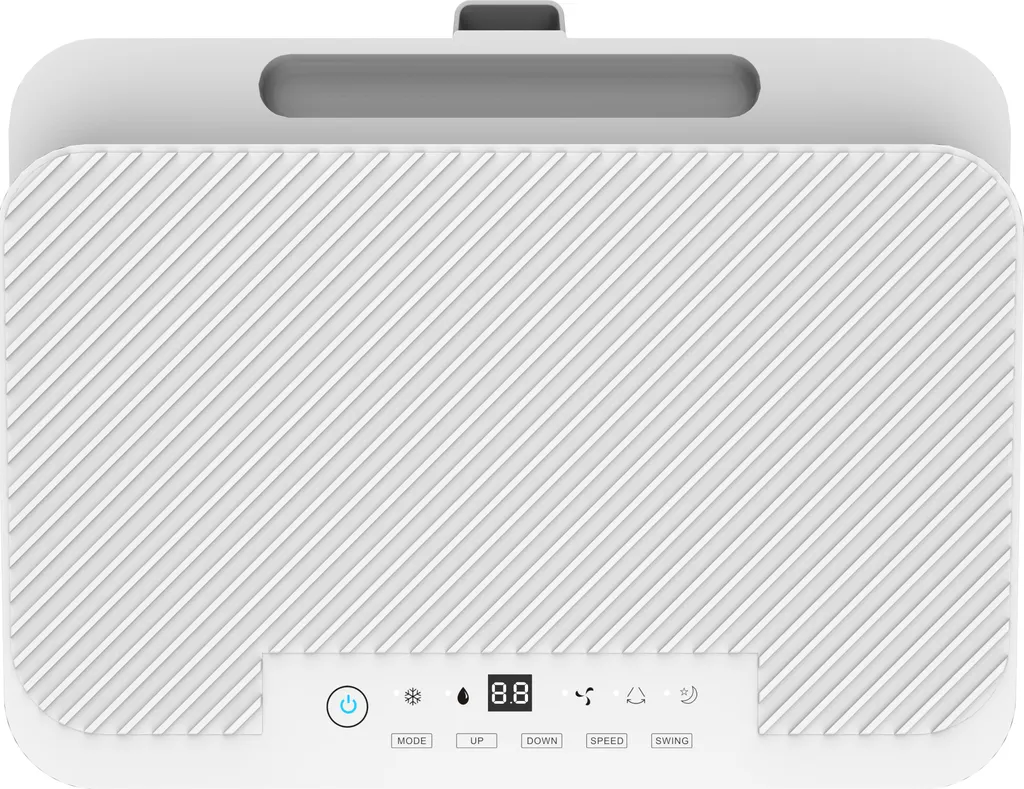 CHiQ 3-in-1 Mobile Klimaanlage CPC07PAP012B Weiß/grau Mit 7000 BTU / 2,02 KW, Für Ca. 25 M², 320 M³ Pro Stunde, Auto Air Swing Funktion – Bild 6