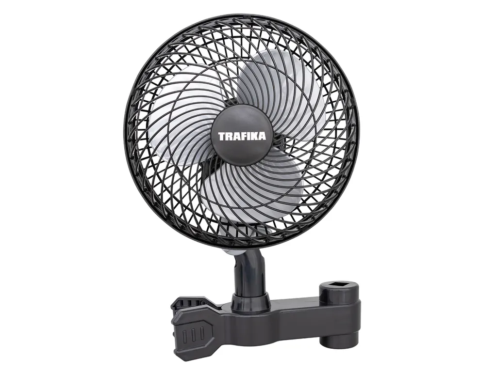 TRAFIKA CLIPFAN OSZILLIEREND / Ventilator 20W 25CM / 2 Geschwindigkeiten / Exklusive Klammer Für Stangen In Anbauschränken / 100% Kupfer ENERGIESPAREND – Bild 2