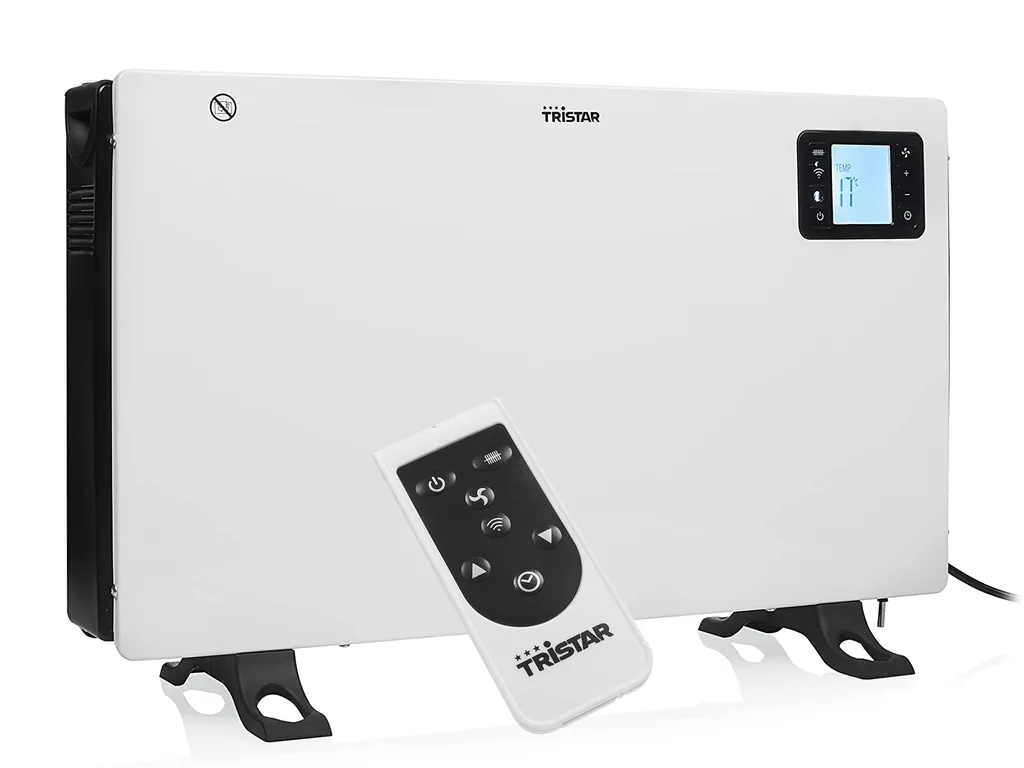 Tristar KA-5819, Elektrischer Konvektor-Raumheizer, 1,35 M, IP00, Indoor, Flur, Schwarz, Weiß