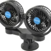 Compass 07222 - Ventilator Mitchell DUO 2x108mm 12V Mit Saugnapf