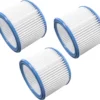 Vhbw Filterset 3x Faltenfilter Kompatibel Mit Flex VC 21 L MC, VC 25 L MC, VC 26 L MC Nass- Und Trockensauger - Filter, Patronenfilter