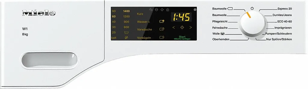 Miele Waschmaschine WWD120 WCS 8kg W1 Frontlader – Bild 2