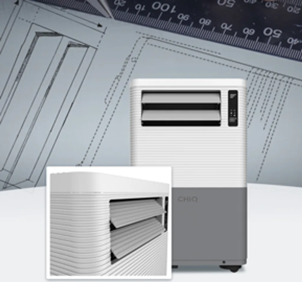 CHiQ 3-in-1 Mobile Klimaanlage CPC07PAP012B Weiß/grau Mit 7000 BTU / 2,02 KW, Für Ca. 25 M², 320 M³ Pro Stunde, Auto Air Swing Funktion – Bild 15