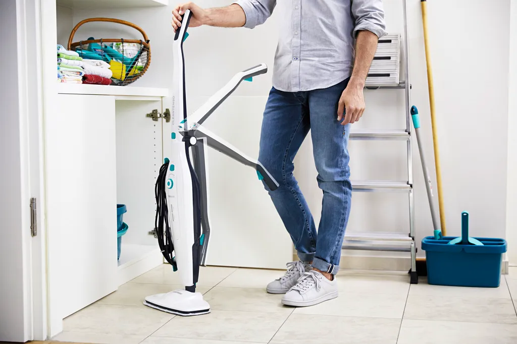 Leifheit Dampfreiniger CleanTenso Inkl. 2er Set Ersatz-Wischbezüge – Bild 14