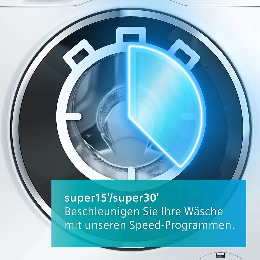 Siemens WU14UT40 IQ500 Unterbaufähige Waschmaschine / 8kg / C / 1400 U/min / VarioSpeed Funktion / Nachlegefunktion / AquaStop – Bild 5