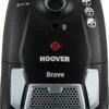 Hoover 39001512 Brave BV71 BV 20011 ECO Bodenstaubsauger + Parkettdüse, 700 W, Schwarz