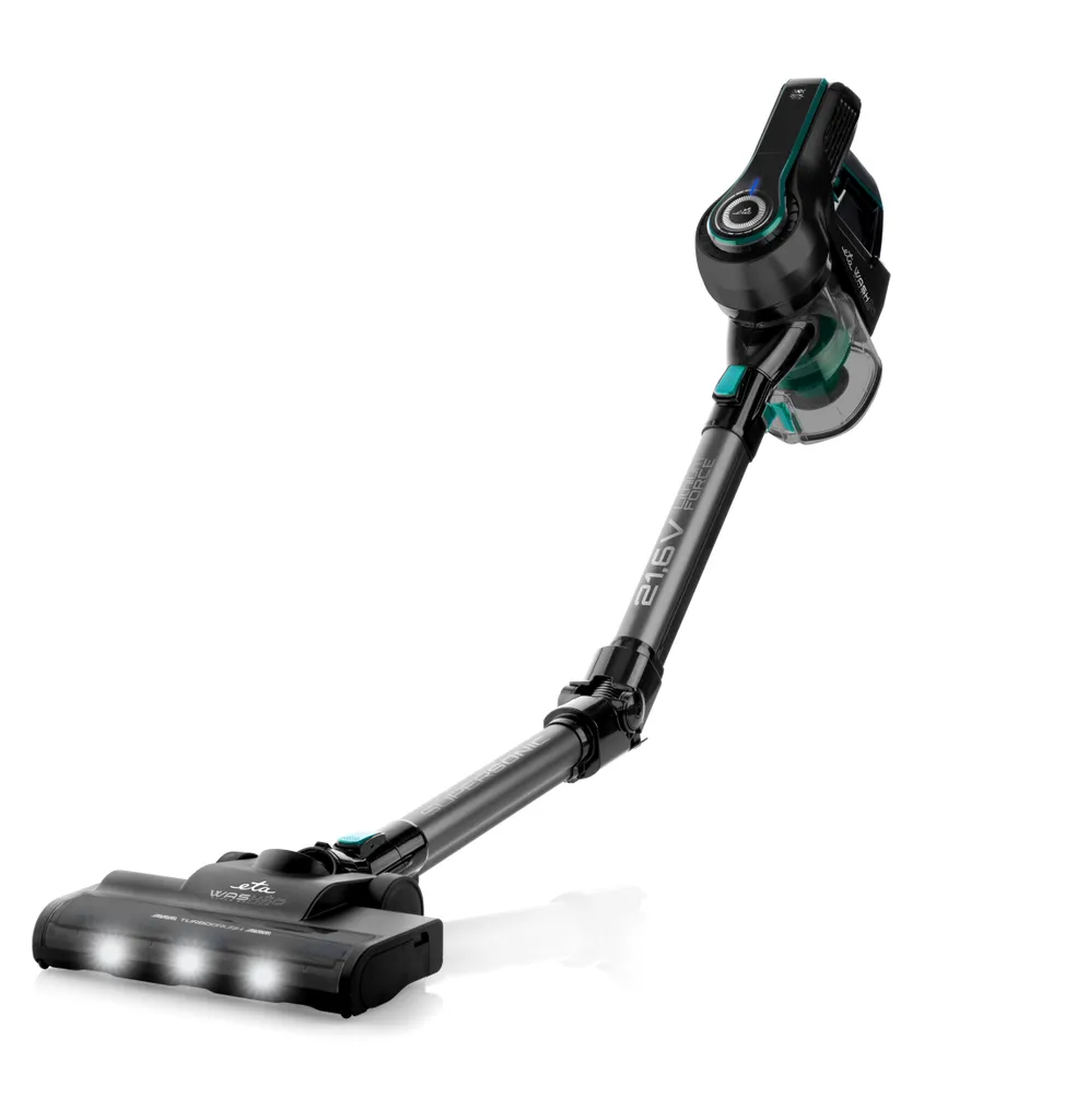 ETA SUPERSONIC WASH ETA523190000 Multifunktionaler Handstaubsauger, 135 W, 21,6 V Li-Ion-Akku, Digitalmotor, LED-Beleuchtung, HEPA-Filter, Saugt, Reinigt Tief, Trocknet, Wischt – Bild 3