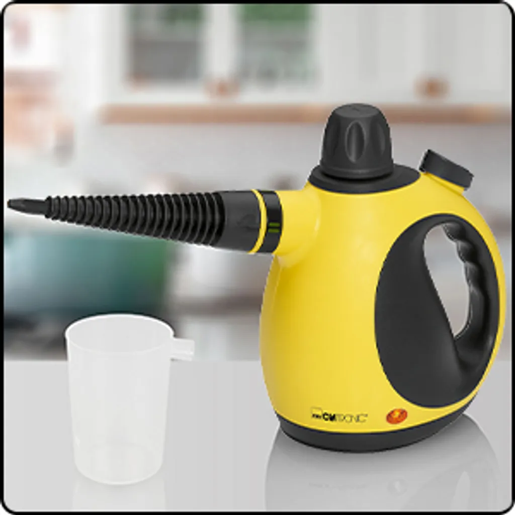 Clatronic DR 3653 Dampfreiniger, Wassertank: Ca. 250 Ml, 3,5 Bar Max. Dampfdruck, Schwarz-gelb – Bild 17
