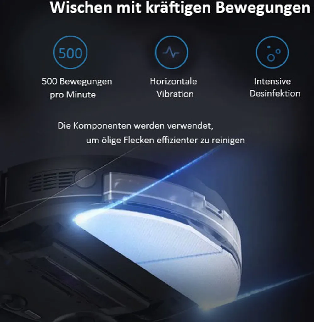 Midea S8+ Saugroboter 5200mAh Bl | 714307 Mit Behälterstation – Bild 12